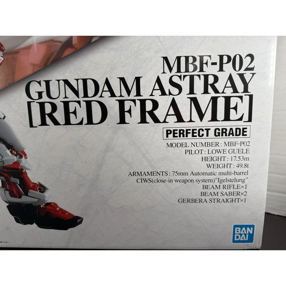 Bandai Perfect‎ Grade 1/60 Scale MBF-P02 Gundam Astray Red Frame Model Kit
